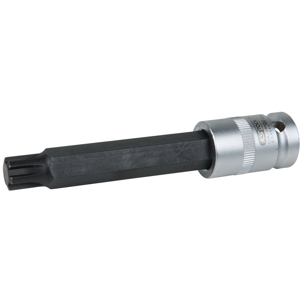 Produktabbildung: KS TOOLS 1/2" Bit-Stecknuss für RIBE®-Schrauben, M13, Länge 120 mm, phosphatiert