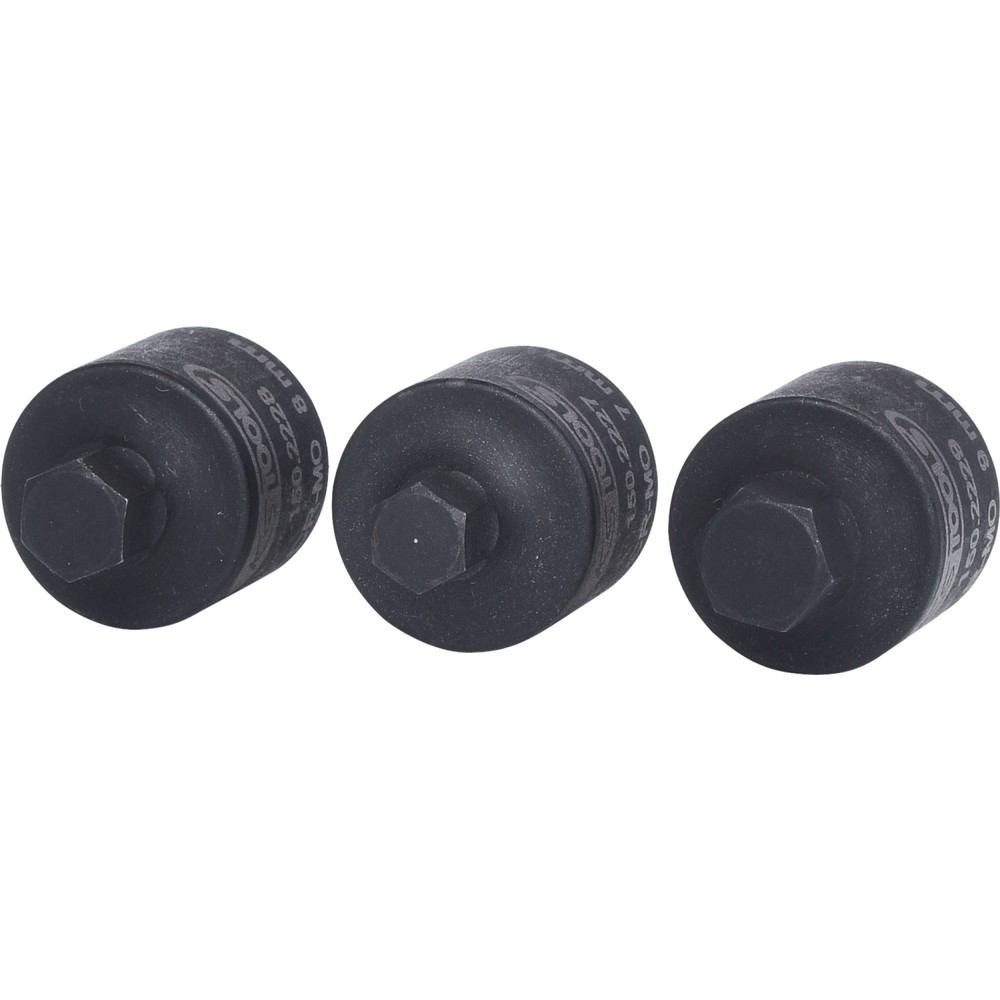 Produktabbildung Nr. 1: KS TOOLS 3/8" Bremssattel-Stecknuss-Satz, 3-tlg