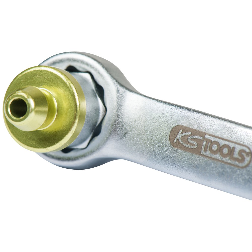 Produktabbildung Nr. 3: KS TOOLS Bremsen-Entlüftungsschlüssel, extra kurz, 7 mm, grün