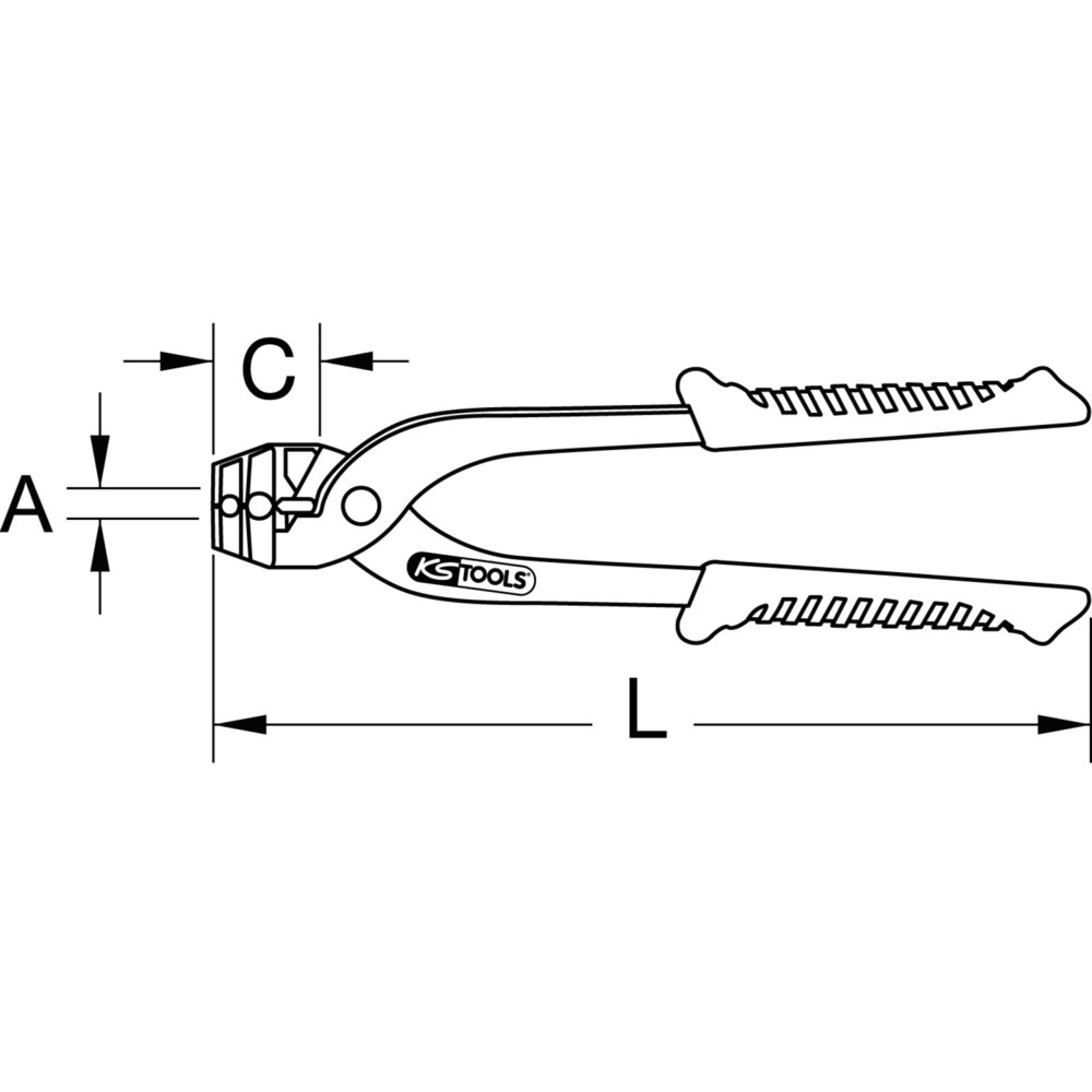 Produktabbildung Nr. 7: KS TOOLS Bremsleitungsbiegezange, 2 in 1, Ø 4,75+6mm