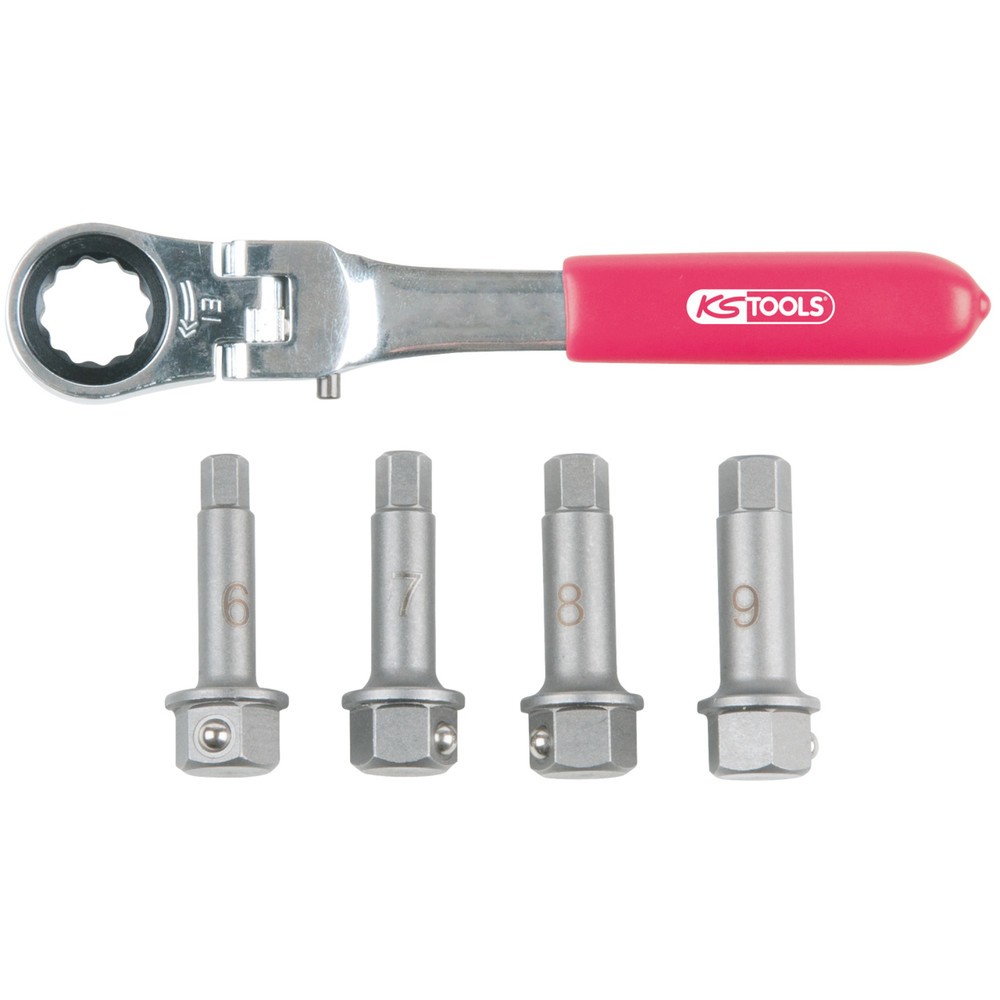 Produktabbildung Nr. 1: KS TOOLS 1/2" Bremssattel Spezial-Steckschlüssel- Satz, 5-tlg