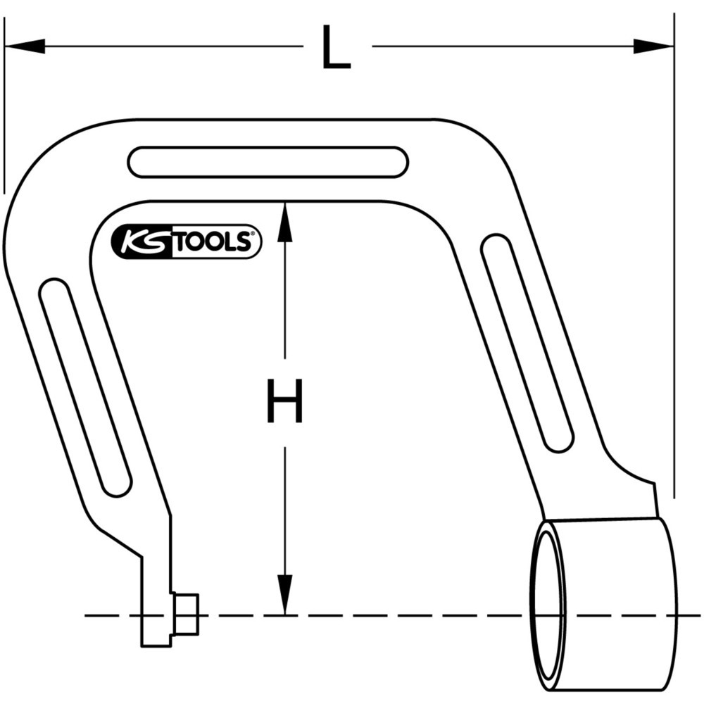 Produktabbildung: KS TOOLS Bügel, klein, für Fastdrill