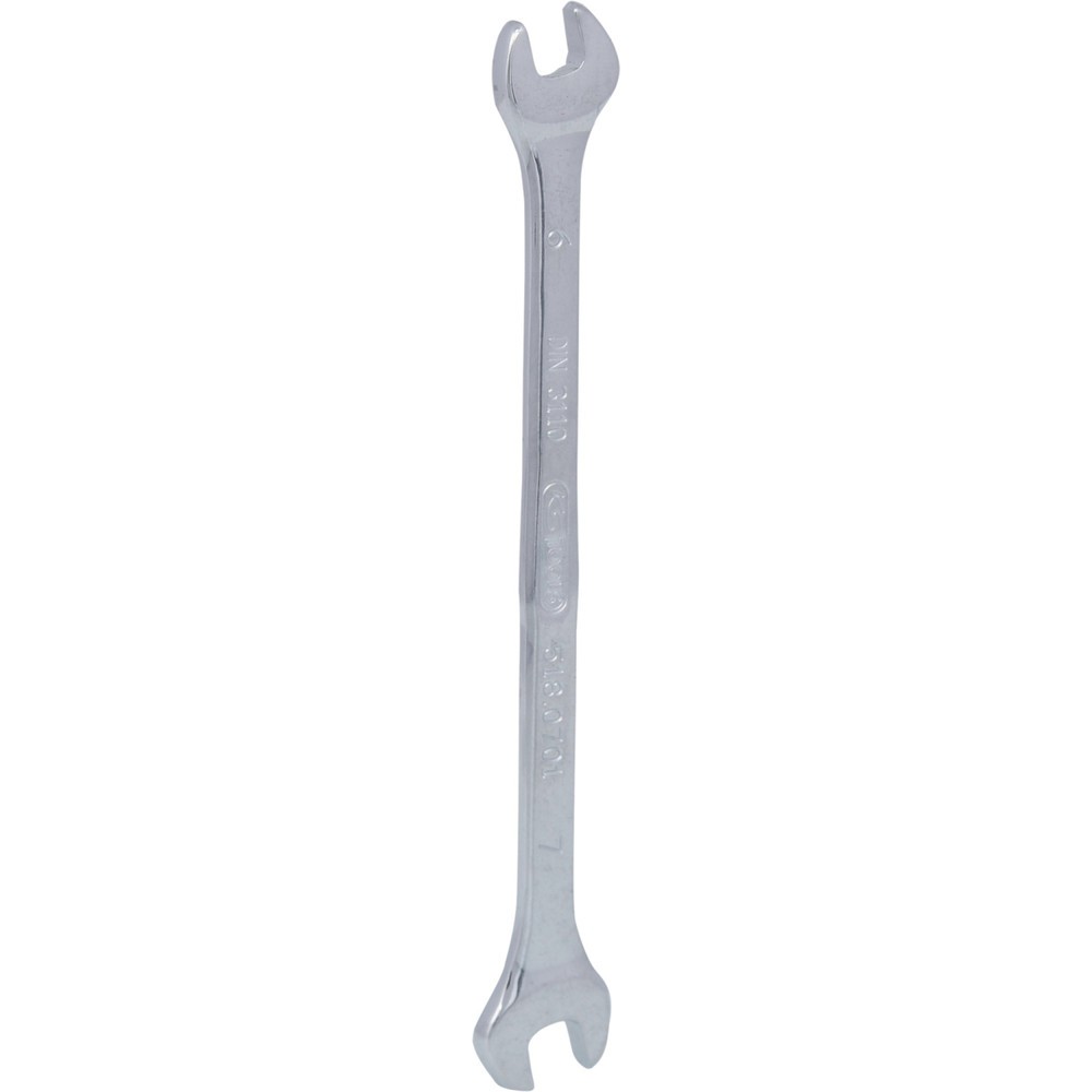 Produktabbildung: KS TOOLS CHROMEplus Doppel-Maulschlüssel, 6x7mm