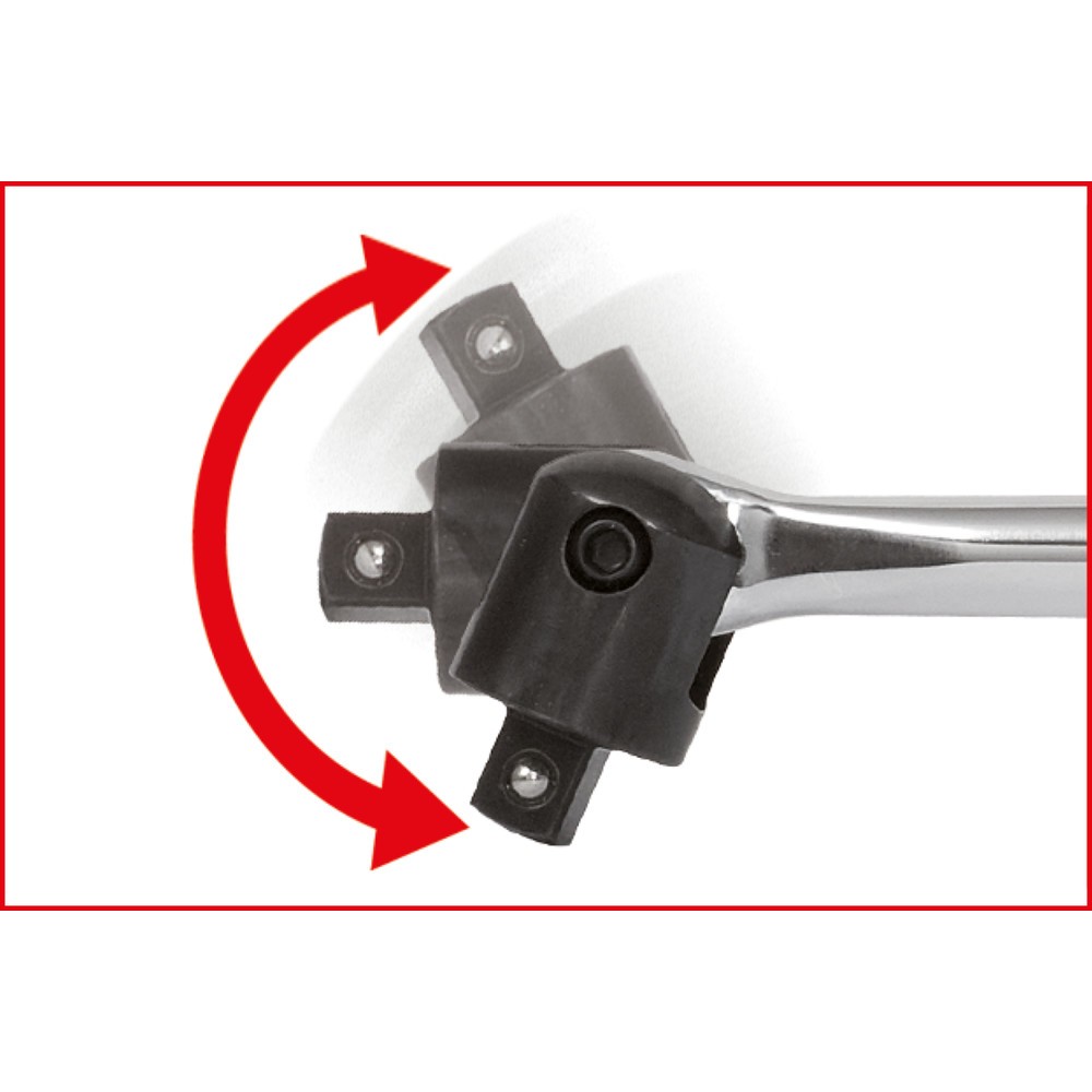Produktabbildung Nr. 3: KS TOOLS 3/4" CHROMEplus Gelenk-Steckgriff, 1030mm