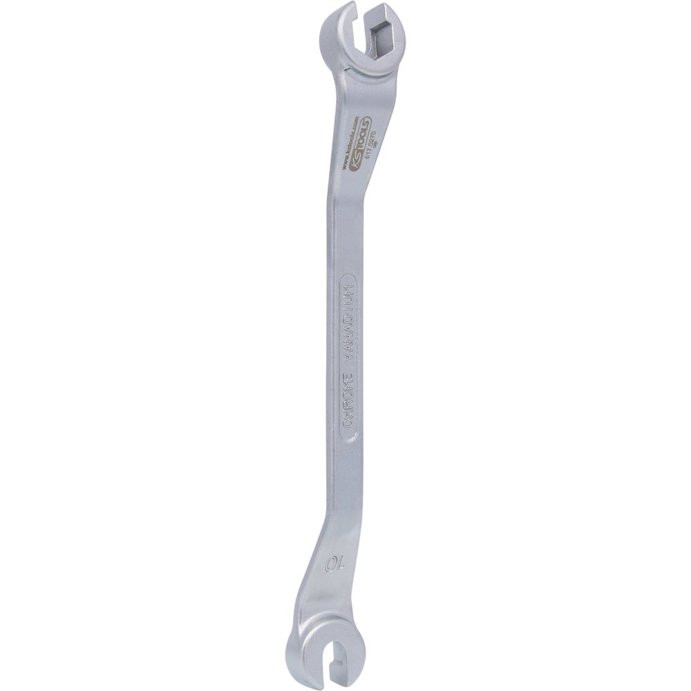 Produktabbildung Nr. 1: KS TOOLS CHROMEplus Offener Doppel-Ringschlüssel, gekröpft, 10x11mm