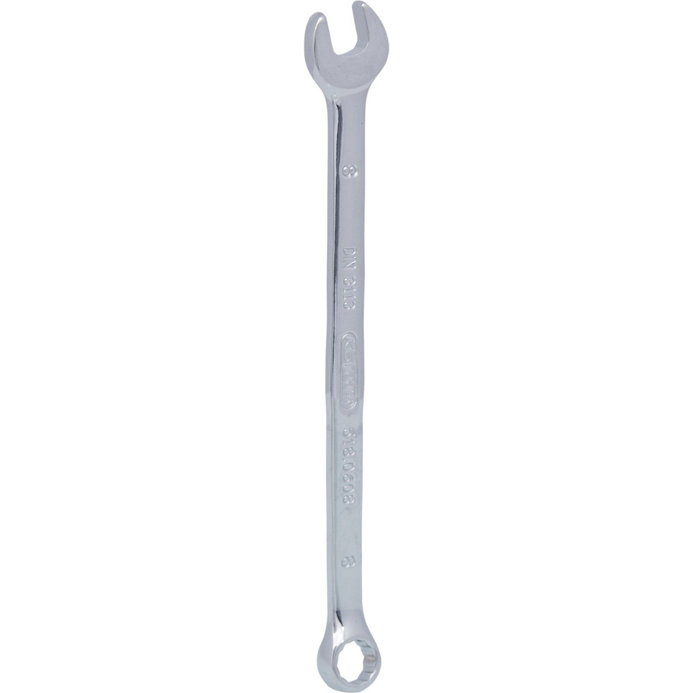 Produktabbildung Nr. 1: KS TOOLS CHROMEplus Ringmaulschlüssel, abgewinkelt, 8mm