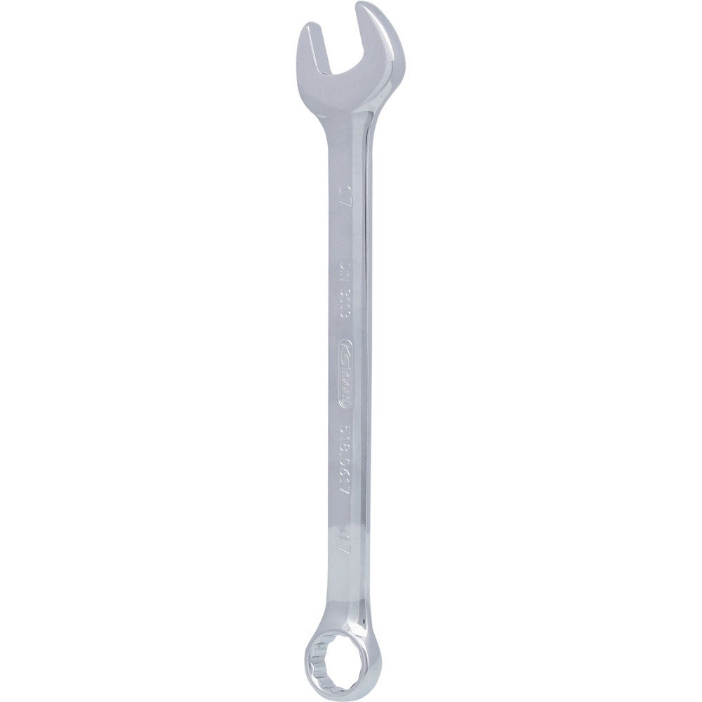 Produktabbildung: KS TOOLS CHROMEplus Ringmaulschlüssel, abgewinkelt, 17mm