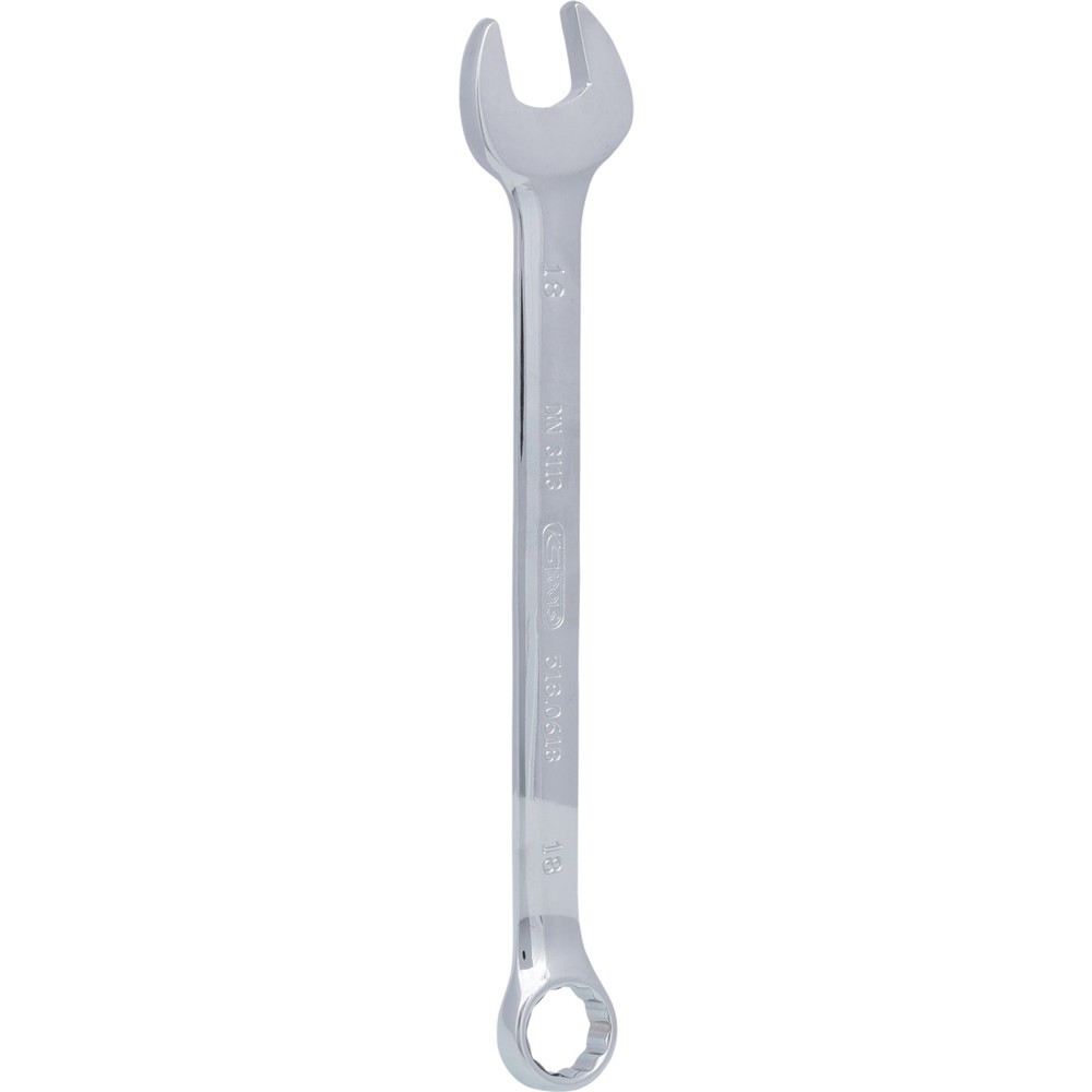 Produktabbildung Nr. 1: KS TOOLS CHROMEplus Ringmaulschlüssel, abgewinkelt, 18mm