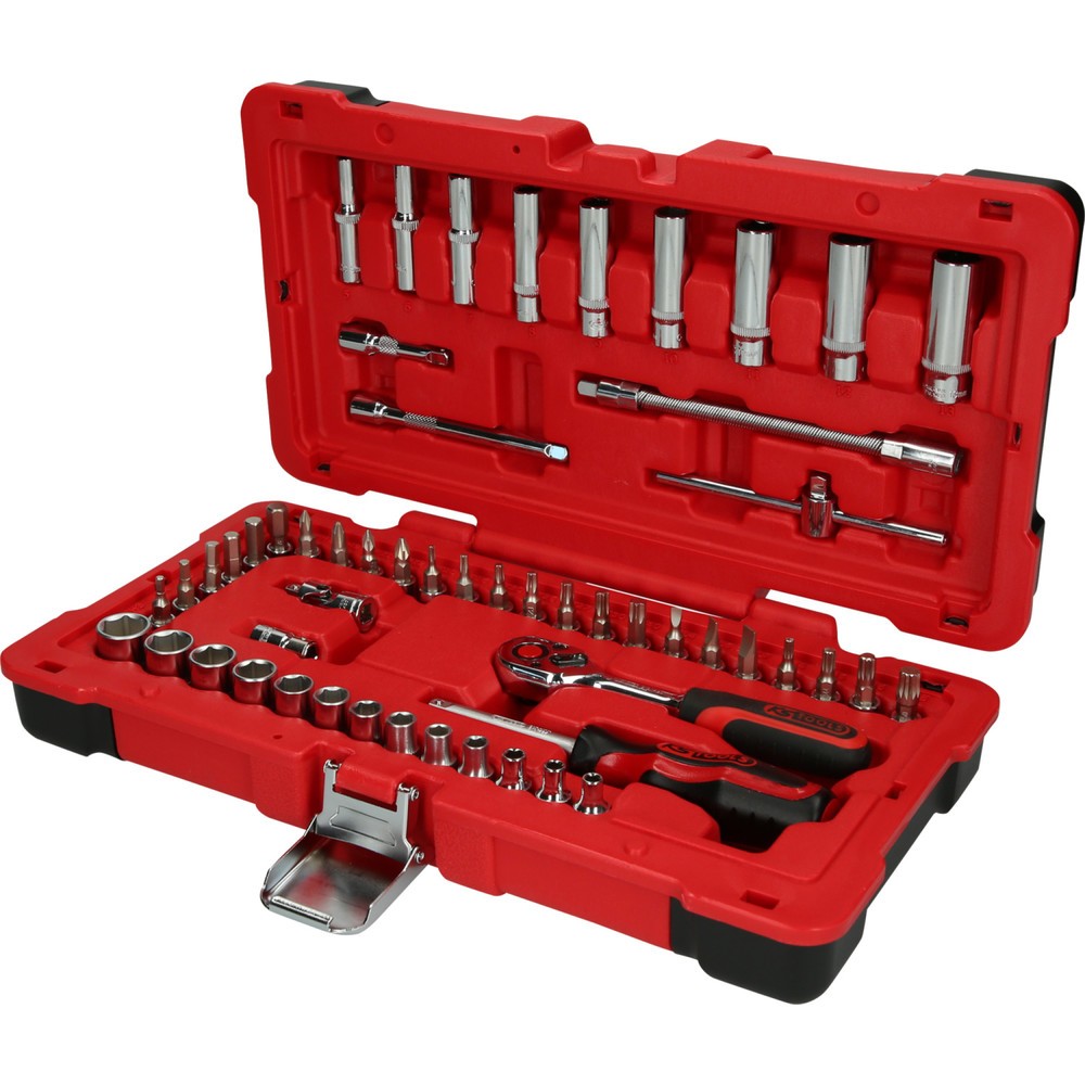 Produktabbildung Nr. 1: KS TOOLS 1/4" CHROMEplus Steckschlüssel-Satz, 54-tlg