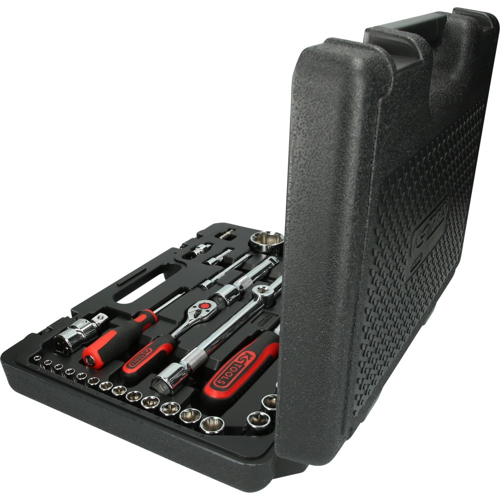 Produktabbildung Nr. 2: KS TOOLS 1/4"+1/2" CHROMEplus Steckschlüssel-Satz, 78-tlg