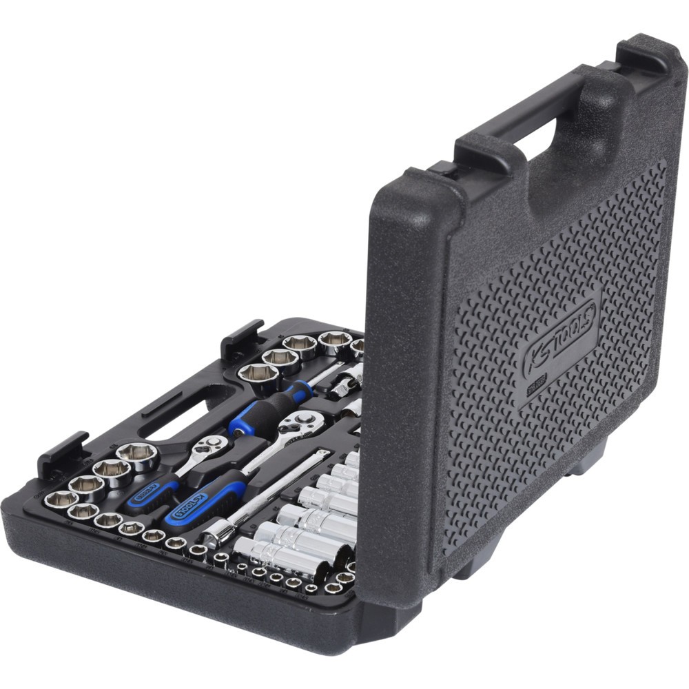 Produktabbildung Nr. 2: KS TOOLS 1/4"+3/8" CHROMEplus Steckschlüssel-Satz, 99-tlg