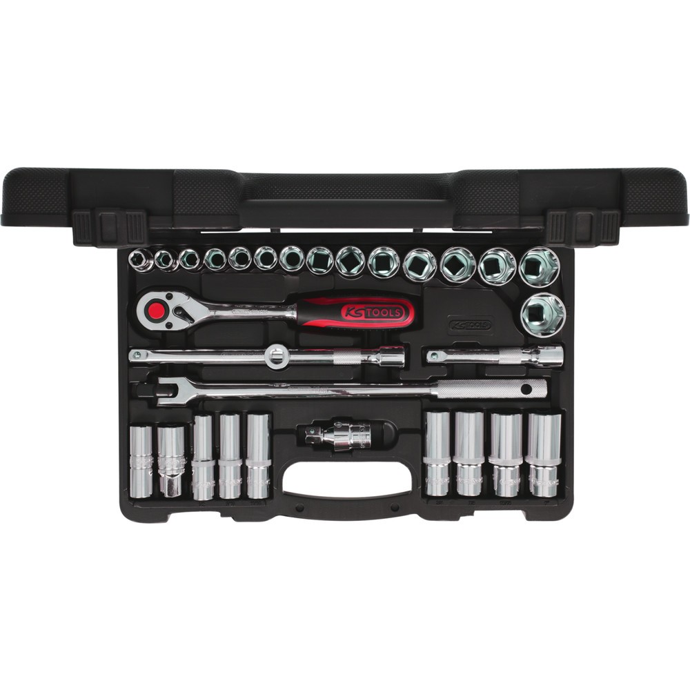 Produktabbildung Nr. 4: KS TOOLS 1/2" CHROMEplus Steckschlüssel-Satz, 30-tlg