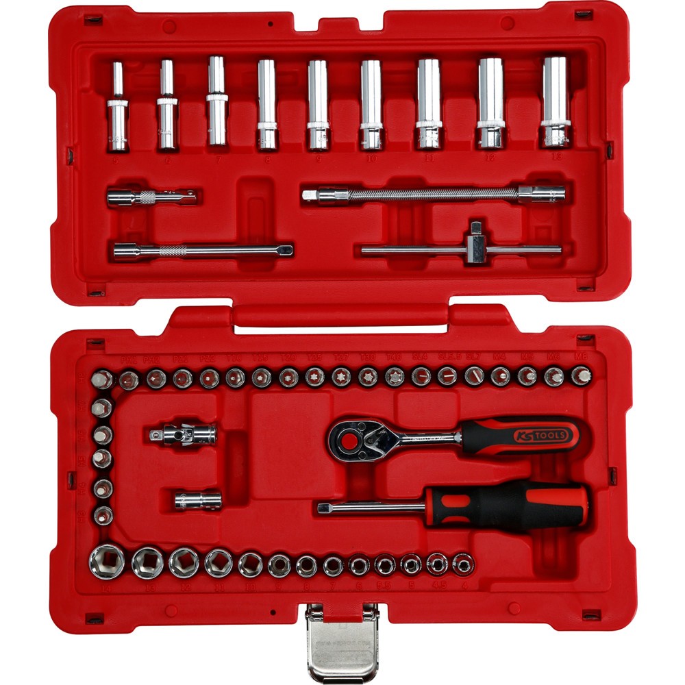 Produktabbildung Nr. 5: KS TOOLS 1/4" CHROMEplus Steckschlüssel-Satz, 54-tlg