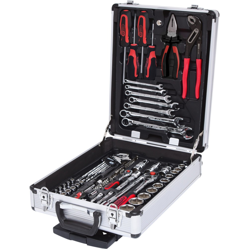 Produktabbildung Nr. 1: KS TOOLS 1/4"+1/2" CHROMEplus Werkzeug-Satz, 90-tlg