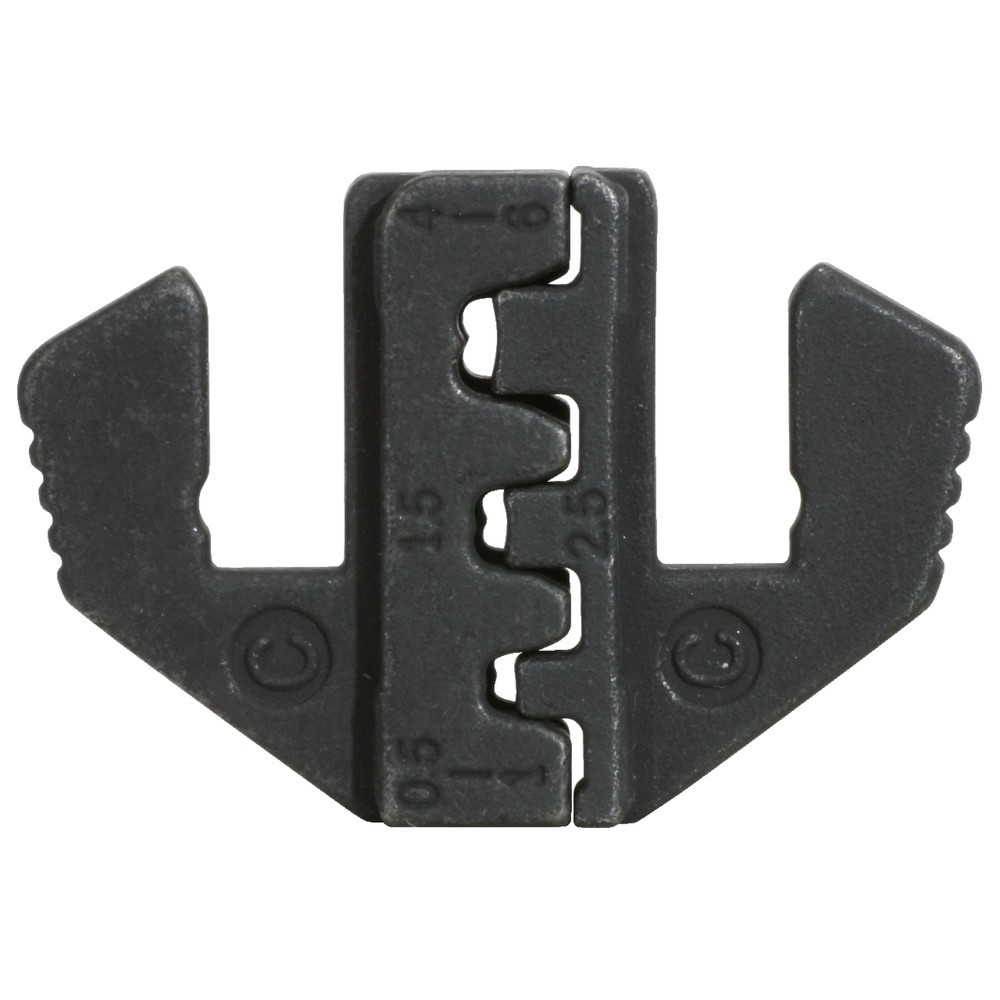 Produktabbildung Nr. 2: KS TOOLS Paar Crimp-Einsätze für Flachstecker 4,8 und 6,3 mm, Ø 0,5 - 6,0 mm
