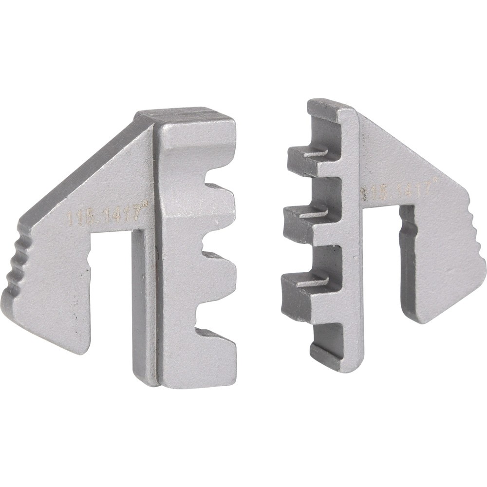 Produktabbildung Nr. 4: KS TOOLS Paar Crimp-Einsätze für Flachstecker 4,8 und 6,3 mm, Ø 0,5 - 6,0 mm