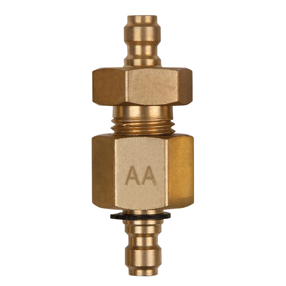 Produktabbildung: KS TOOLS Doppel-Adapterstück M14x1,5 Innen- und Außengewinde und 3/8" Schlauchanschluss