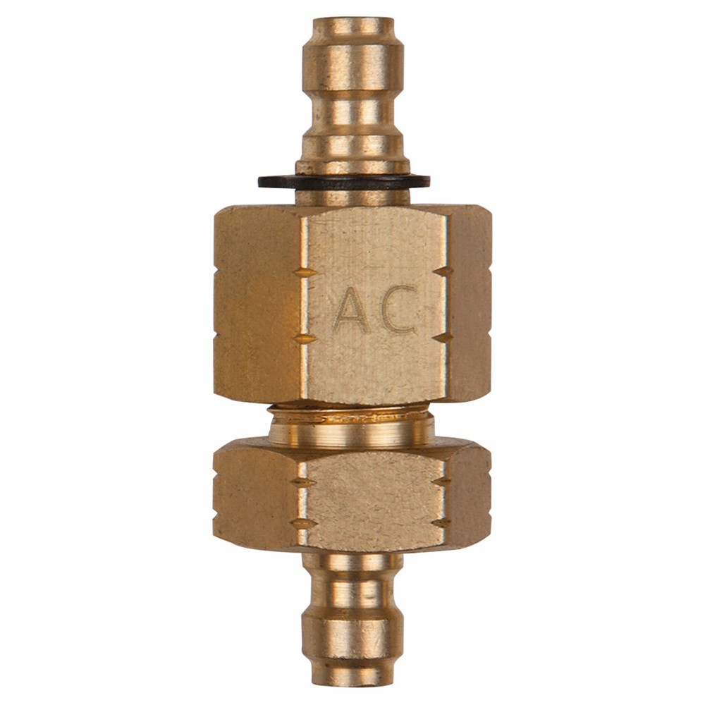 Produktabbildung: KS TOOLS Doppel-Adapterstück M14x1,25 Innen- und Außengewinde und 1/4" Schlauchanschluss