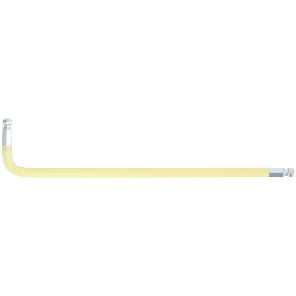 Produktabbildung Nr. 2: KS TOOLS Doppel-Kugelkopf-Innensechskant-Winkelstiftschlüssel, XL, 6,0mm, Hellgelb