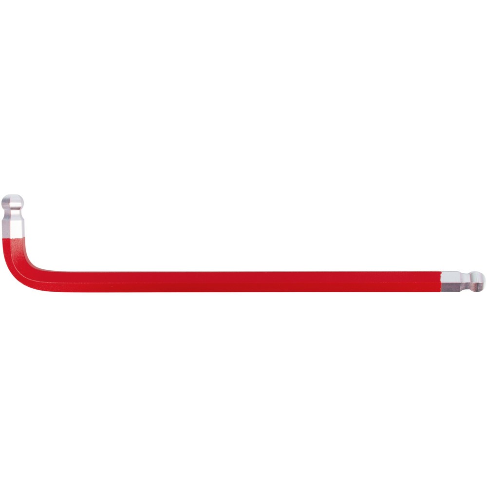 Produktabbildung Nr. 2: KS TOOLS Doppel-Kugelkopf-Innensechskant-Winkelstiftschlüssel, XL, 10,0mm, Rot
