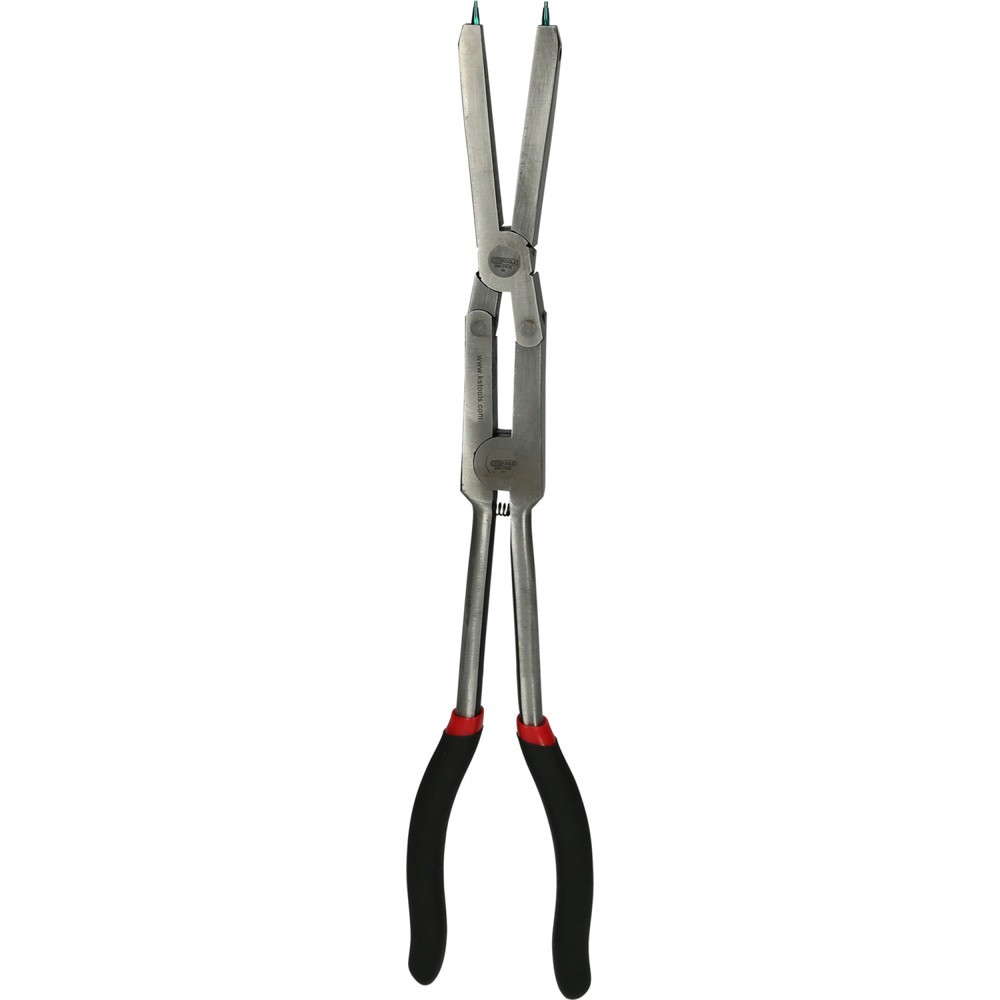 Produktabbildung Nr. 1: KS TOOLS Doppelgelenk-Sicherungszange für Außensicherungsringe, 345 mm