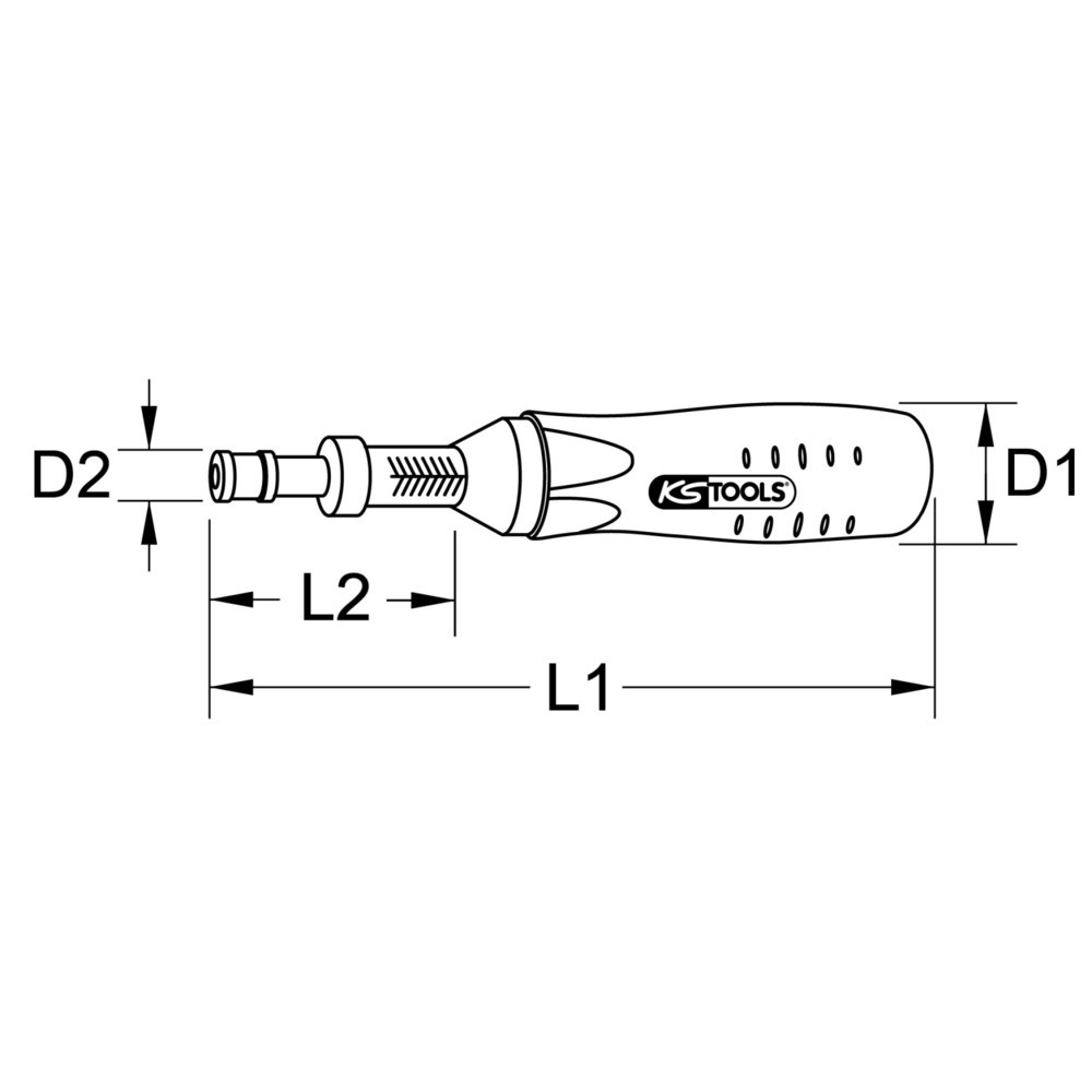 Produktabbildung Nr. 6: KS TOOLS 1/4" Drehmomentschraubendreher, 10-120cNm