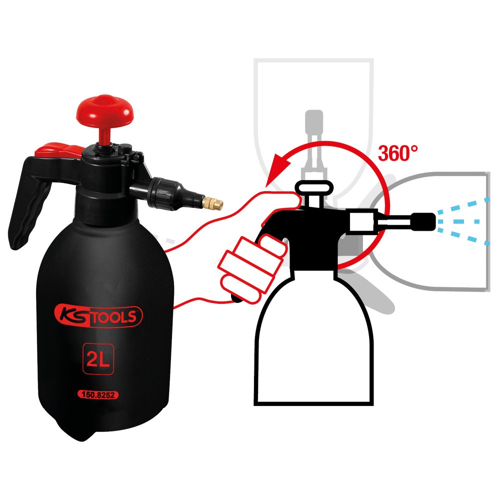 Produktabbildung Nr. 4: KS TOOLS Druck-Zerstäuber, 2 l