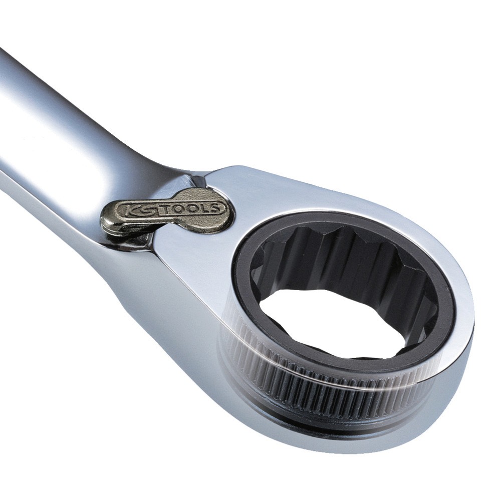 Produktabbildung Nr. 3: KS TOOLS DUO GEARplus Ringmaulschlüssel,Maul-Ratschenfunktion 18mm, umschaltbar