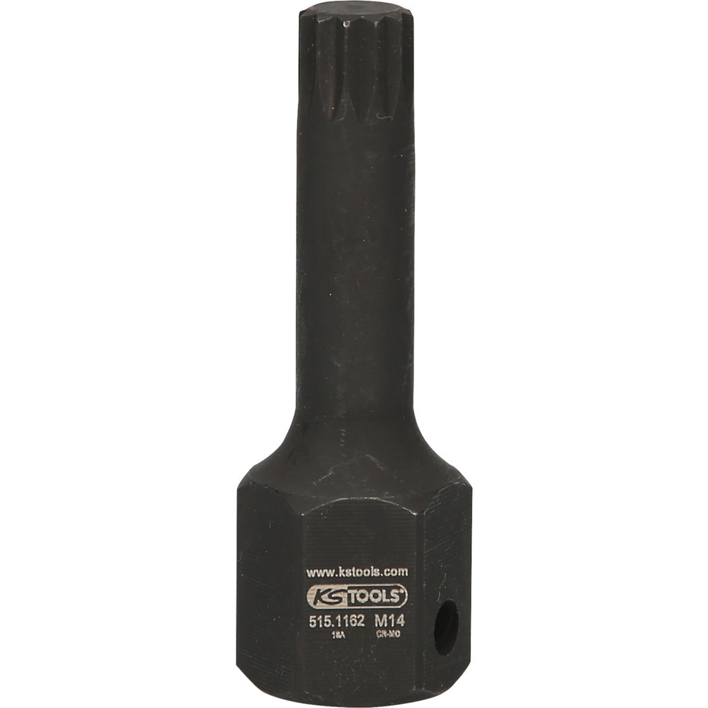 Produktabbildung Nr. 5: KS TOOLS 1/2" DUODRIVE Spezial-Kraft-Bit-Stecknuss XZN, M14,78mm lang