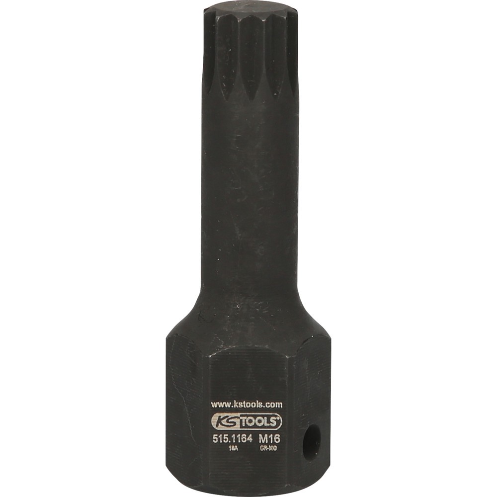 Produktabbildung Nr. 5: KS TOOLS 1/2" DUODRIVE Spezial-Kraft-Bit-Stecknuss XZN, M16,78mm lang