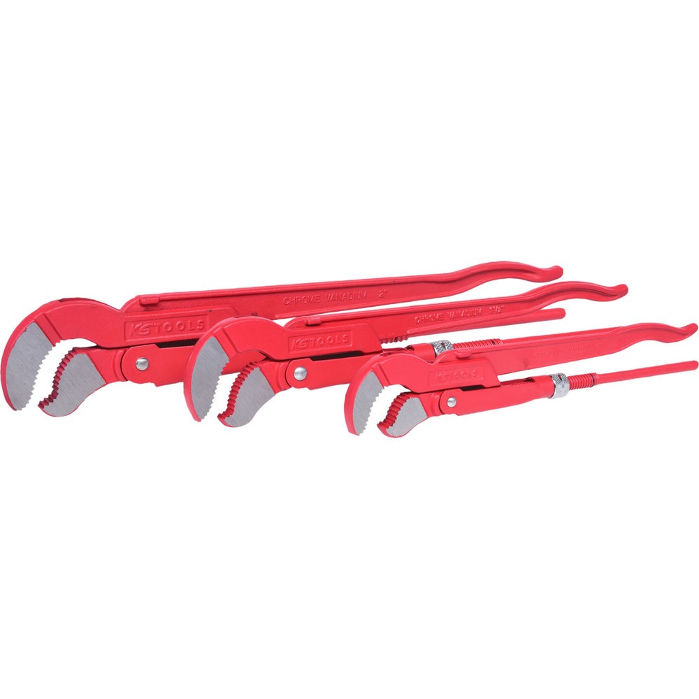KS TOOLS Eckrohrzangen-Satz, 3-tlg Produktabbildung: KS TOOLS Eckrohrzangen-Satz, 3-tlg