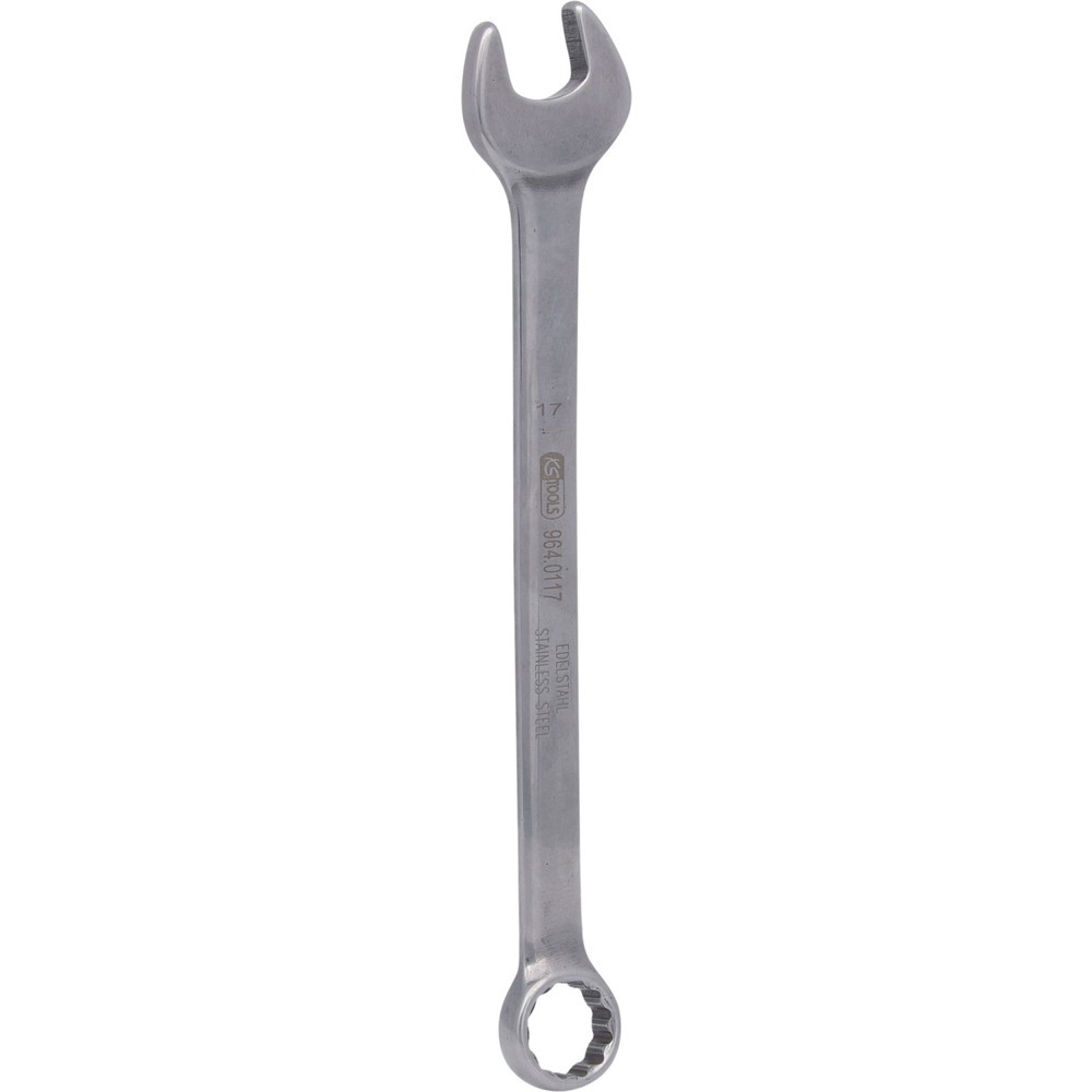 Produktabbildung Nr. 1: KS TOOLS EDELSTAHL Ringmaulschlüssel, 17mm, abgewinkelt