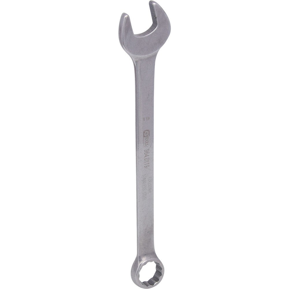 Produktabbildung Nr. 1: KS TOOLS EDELSTAHL Ringmaulschlüssel, 19mm, abgewinkelt