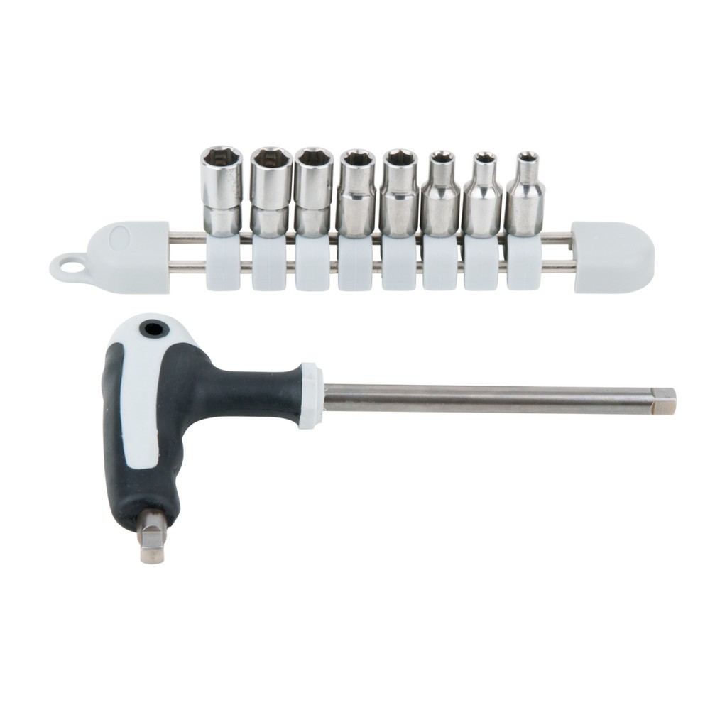 Produktabbildung Nr. 1: KS TOOLS EDELSTAHL Steckschlüssel-Satz, 9-tlg