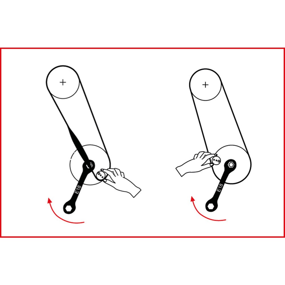 Produktabbildung Nr. 10: KS TOOLS Elastriemen-und Keilrippenriemen-Spezialwerkzeug-Satz, 11-tlg