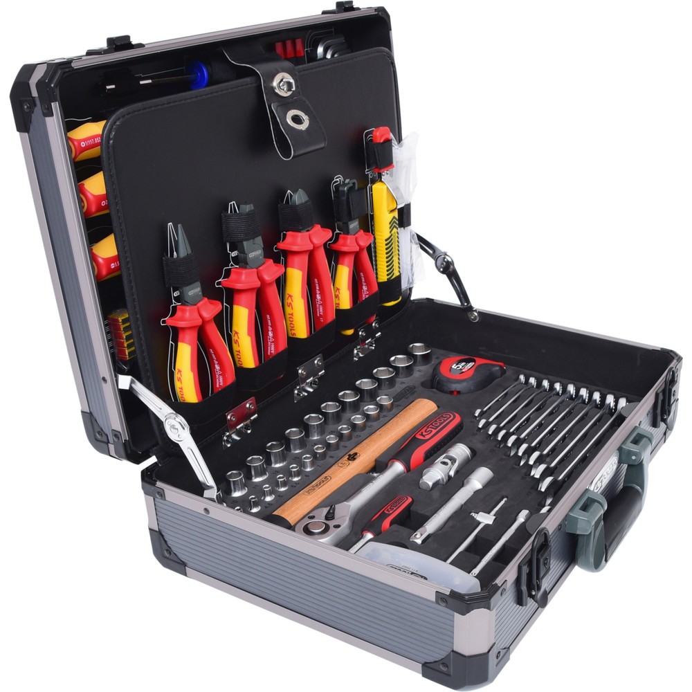 Produktabbildung Nr. 7: KS TOOLS 1/4" + 1/2“ Elektriker-Werkzeugkoffer, 128-tlg