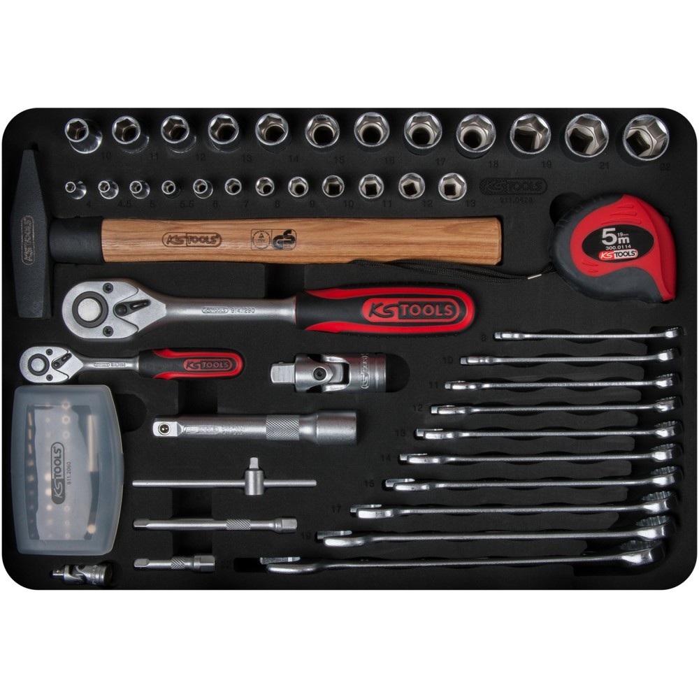 Produktabbildung Nr. 12: KS TOOLS 1/4" + 1/2“ Elektriker-Werkzeugkoffer, 128-tlg