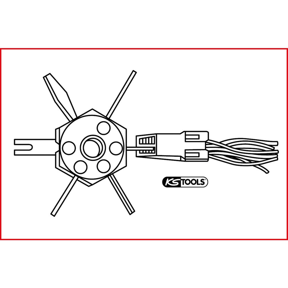Produktabbildung Nr. 1: KS TOOLS Entriegelungswerkzeug