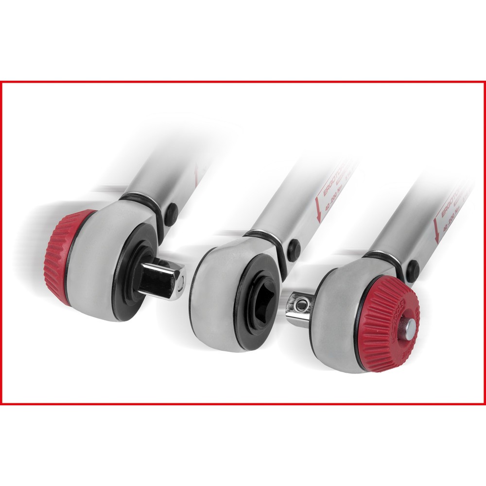 Produktabbildung Nr. 5: KS TOOLS 1/2" ERGOTORQUEprecision Drehmomentschlüssel 40-200 Nm mit Quick-Lock Drehknopf-Umsteck-Ratschenkopf