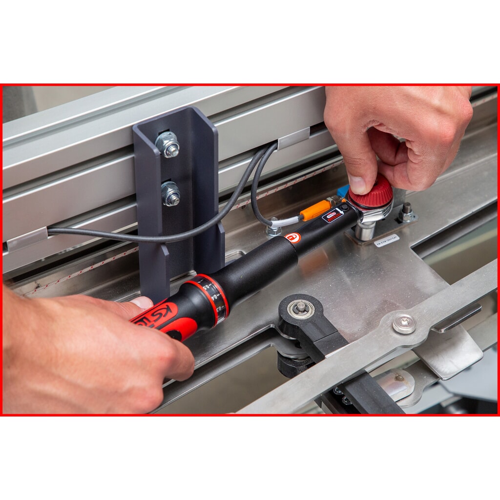 Produktabbildung Nr. 12: KS TOOLS 1/4" ERGOTORQUE®precision Ratschen-Drehmomentschlüssel Drehknopf, 5-25Nm