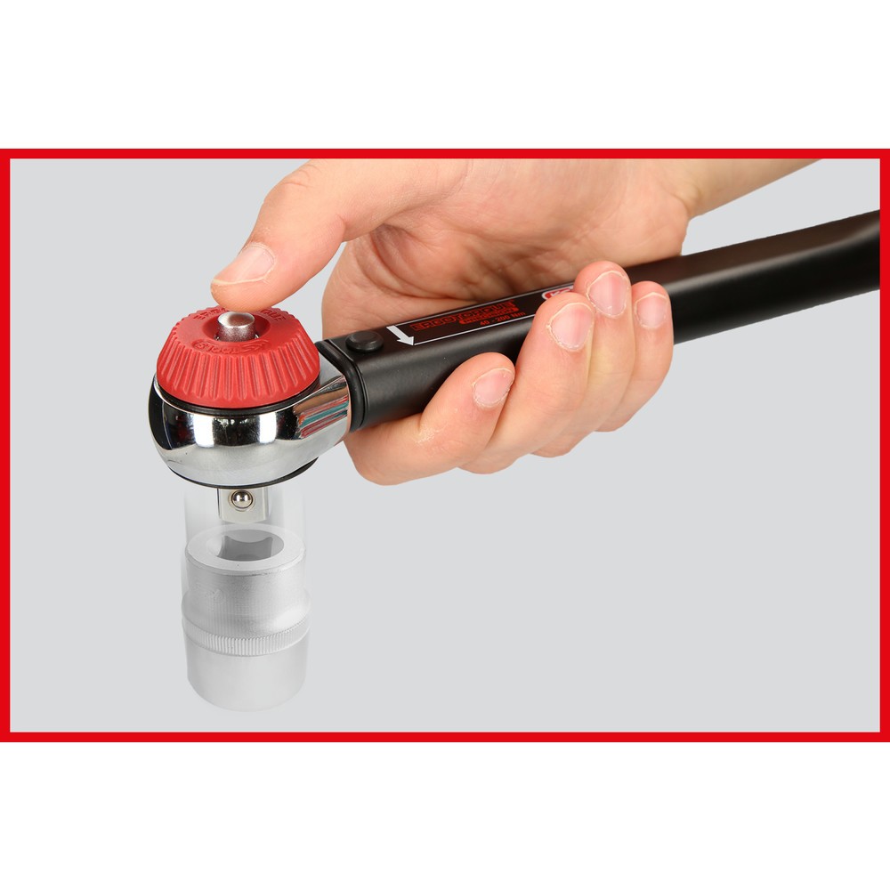 Produktabbildung Nr. 3: KS TOOLS 1" ERGOTORQUE®precision Ratschen-Drehmomentschlüssel Drehknopf, 200-1000Nm