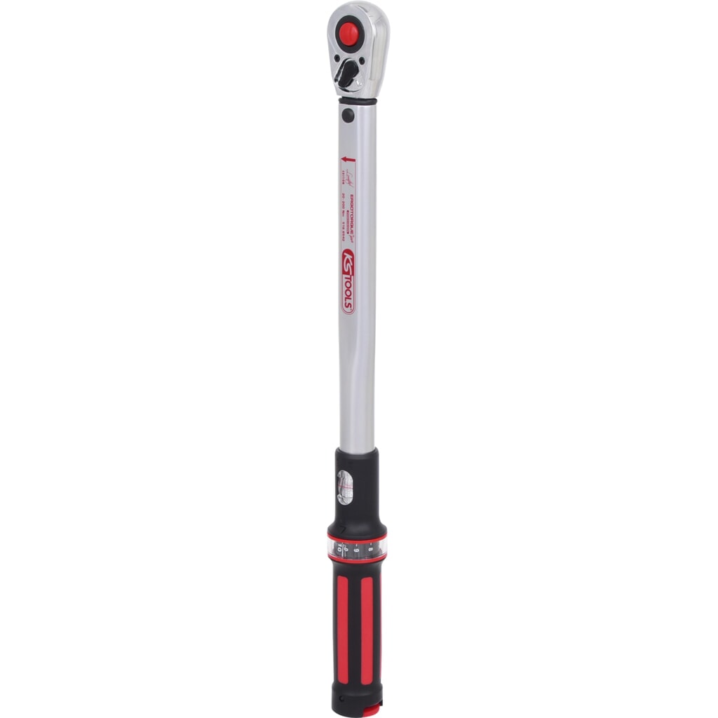 Produktabbildung Nr. 1: KS TOOLS 1/2" ERGOTORQUE®precision Ratschen-Drehmomentschlüssel, 40-200Nm, rot