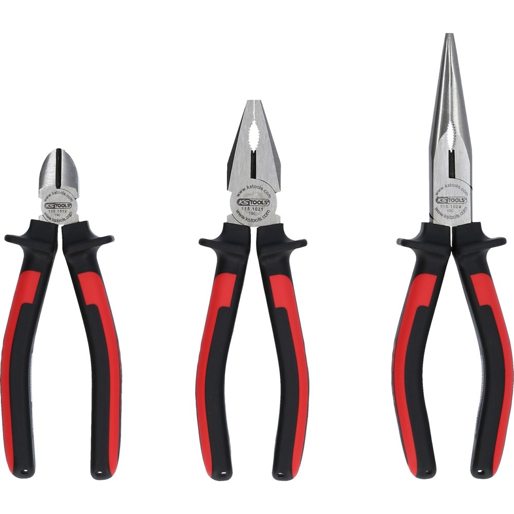 Produktabbildung Nr. 2: KS TOOLS ERGOTORQUE Zangen-Satz, 3-tlg