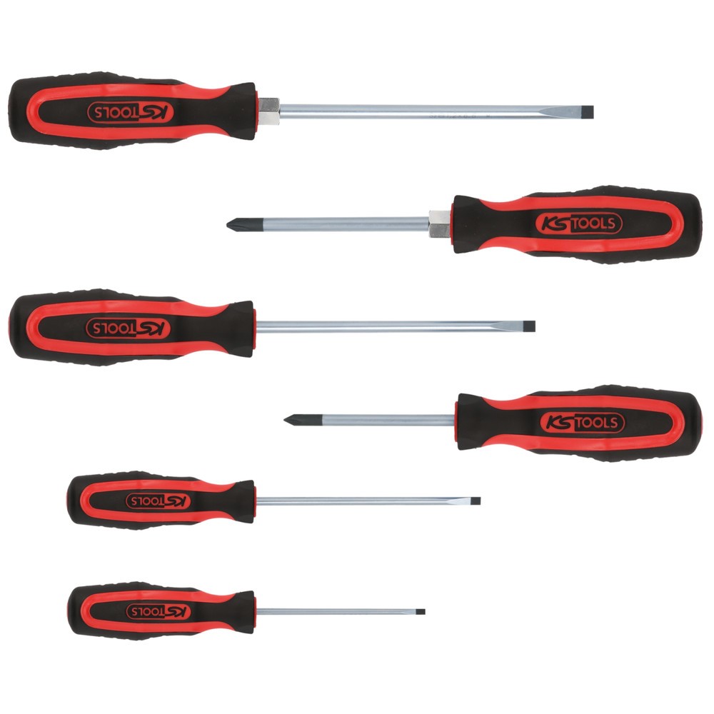 Produktabbildung Nr. 3: KS TOOLS ERGOTORQUEplus Schraubendreher-Satz, 6-tlg Schlitz, PH