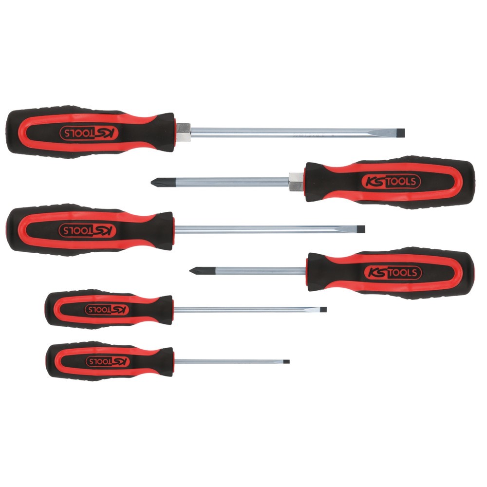 Produktabbildung Nr. 7: KS TOOLS ERGOTORQUEplus Schraubendreher-Satz, 6-tlg Schlitz, PH