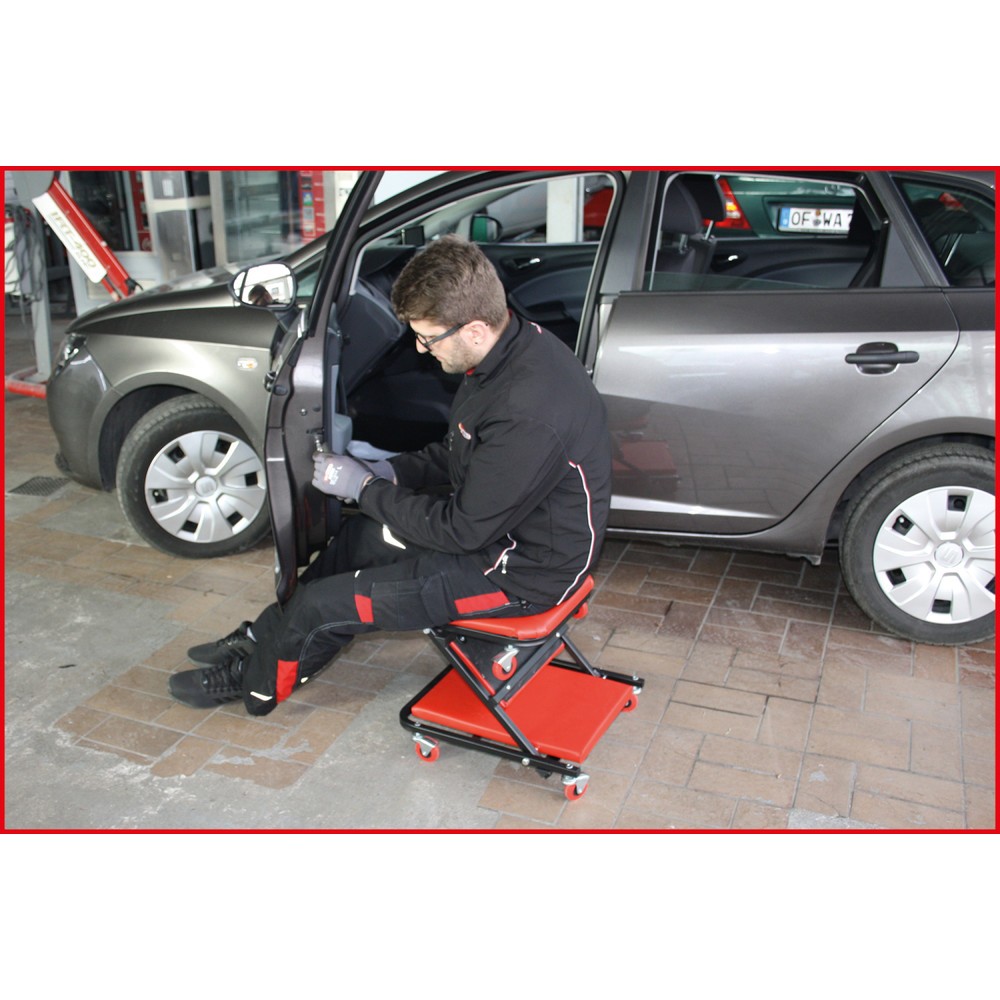 KS TOOLS Fahrbare Liege und Klappsitz, 1040x490mm Produktabbildung Nr. 2: KS TOOLS Fahrbare Liege und Klappsitz, 1040x490mm