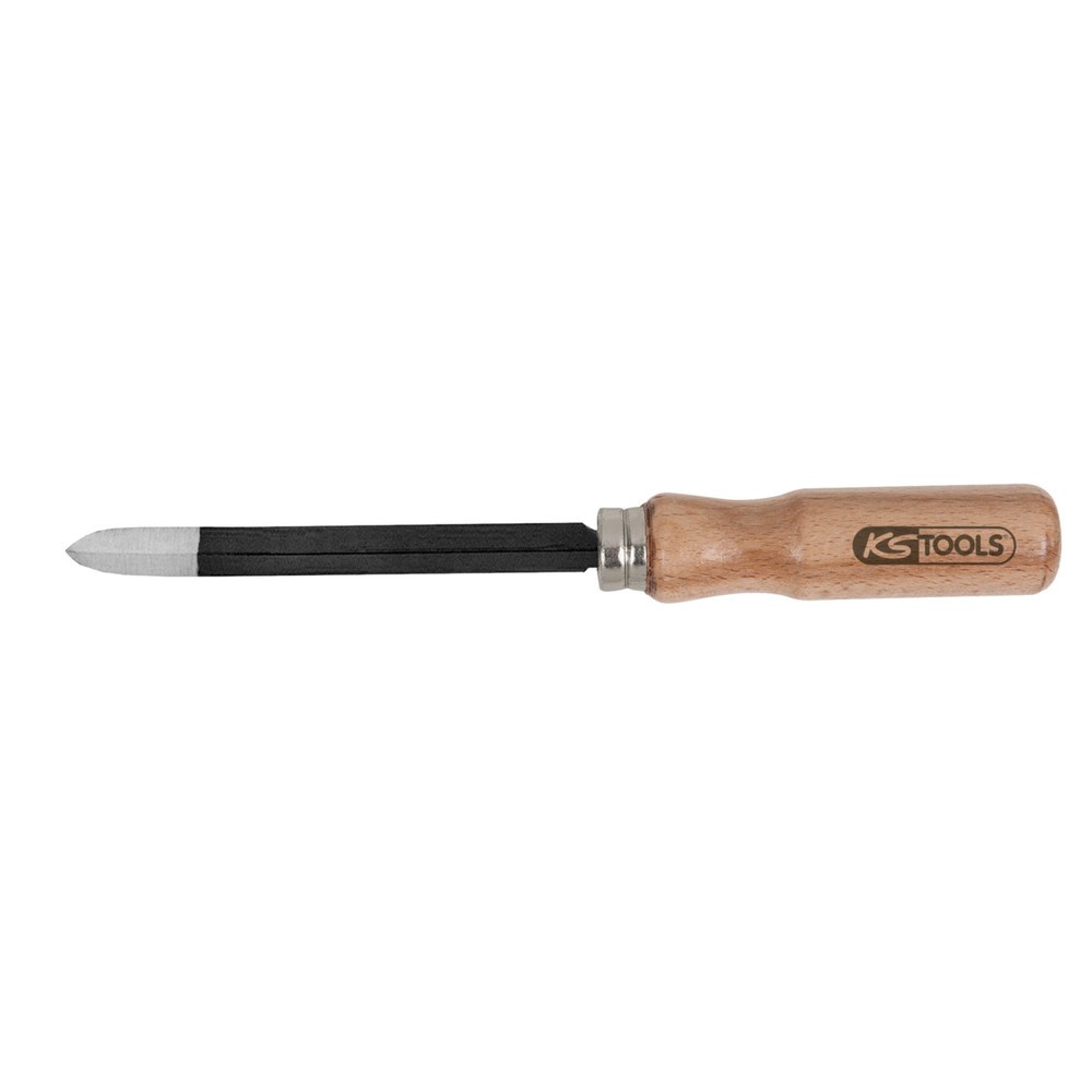 Produktabbildung: KS TOOLS Feinmechanik-Dreikant-Vollschaber, 160mm