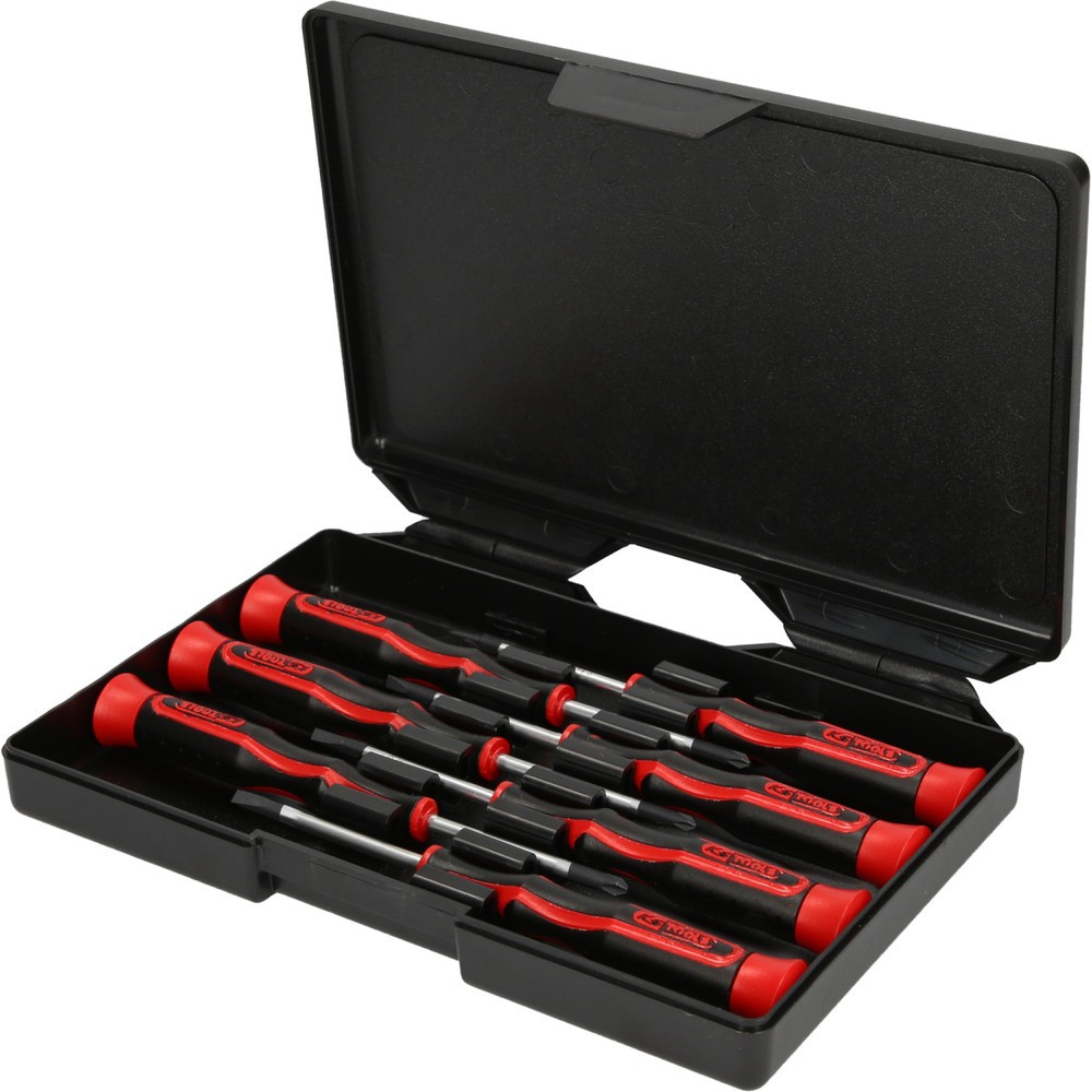 Produktabbildung: KS TOOLS Feinmechanik-Schraubendreher-Satz PH und Schlitz, 7-tlg