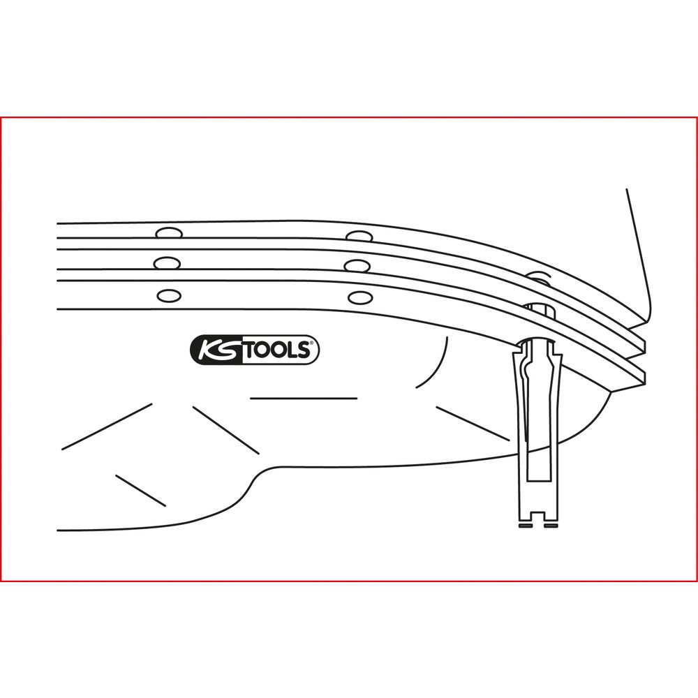 Produktabbildung Nr. 7: KS TOOLS FIXIT Einschraub-Montagehilfe-Satz für Dichtungen, 8-tlg