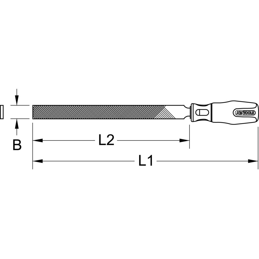 Produktabbildung Nr. 5: KS TOOLS Installations-Raspel, 370 mm